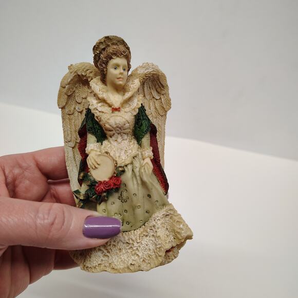 Angel Figuring Vintage 90s Approx 5" "Music and Grace Crimson" Red United Design - Picture 2 of 10